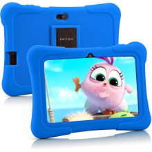 K7 7"-Android-Tablet mit Silikonhülle, Kindersicherung, Dual-Kamera, robustem Ständer und Griff für Zuhause und Schule – Tech Gadgets2024
