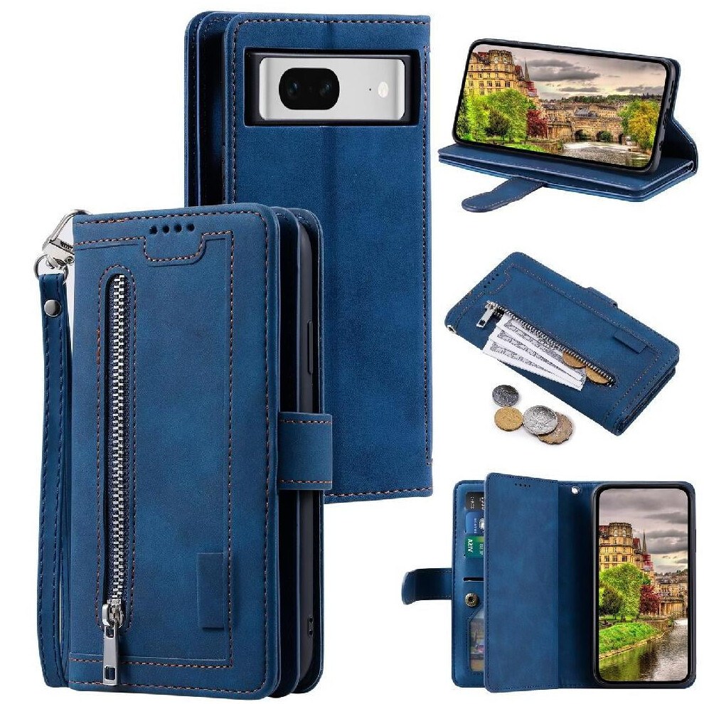 Flip Case For Google Pixel 9 Wallet Lanyard 9 Card Slots Pu Leather Kickstand 9048212164524