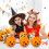 Σετ κουβάδων με κολοκύθες και γλυκά για το Halloween, 6 τεμάχια καλάθια με φαναράκια 4