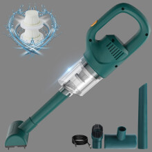 Aspiradora portátil inalámbrica para coche, 8000 Pa, potente, 2 en 1, recargable, inalámbrica, para limpieza de coche y hogar, compatible con