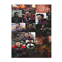 Couverture douce et confortable Doctor Strange en peluche légère et chaude, idéale pour canapé, lit ou fauteuil (80" x 60").