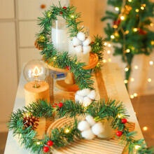 Guirlanda de Natal YANHAIGONG para decoração externa, compatível com cordão de luzes de pinha, ideal para árvore de Natal, aniversário e Dia de