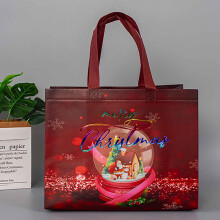 Sacs fourre-tout de Noël réutilisables XUNRYAN avec poignée, grands sacs cadeaux pour les fêtes, articles de fête de Noël en liquidation
