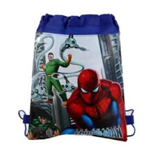 Sacchetti regalo a coulisse a tema Spider-Man e i suoi fantastici amici per feste di compleanno e baby shower.