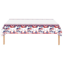 Lichidare Kayannuo Home Essentials: Față de masă pentru petreceri de sărbători 137x274cm, compatibilă cu decorul de Ziua Independenței, cadou