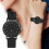 Relógio feminino moderno, elegante e compacto, com estilo casual e simples. 1