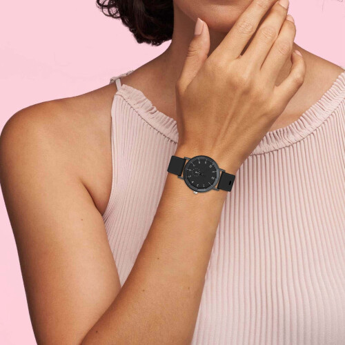 Relógio feminino moderno, elegante e compacto, com estilo casual e simples. 2