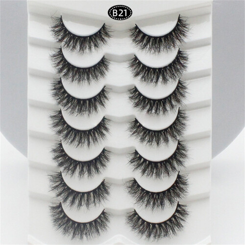 Ψεύτικες βλεφαρίδες Lashes5 ζευγάρια μαλακές ψεύτικες βλεφαρίδες mink3D6D σετ 1