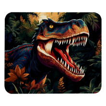Morning Dinosaur musematte med sklisikker gummibase, firkantet design for bærbar PC, skriving, spilling - 8,3'' x 9,8''