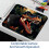 Mouse Pad με θέμα το Morning Dinosaur με αντιολισθητική βάση από καουτσούκ, τετράγωνο σχέδιο 6