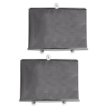 Cortinas de janela para cozinha, quarto, persianas, PVC perfurado, metal, escritório (2 peças)