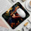 Mouse Pad με θέμα το Morning Dinosaur με αντιολισθητική βάση από καουτσούκ, τετράγωνο σχέδιο 2
