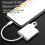 Μετατροπέας φόρτισης USB 2in1Type C OTG, HUB, για PD, συμβατό με iPhone S9X1 7