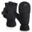 Fingerlose Polarfleece-Handschuhe / Winterfäustlinge 2-in-1 1