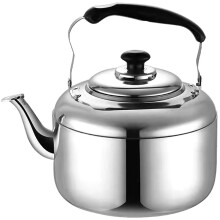 Kuchynský ohrievač vody, varná kanvica na vodu na sporáku, nerezová oceľová kanvica na vodu s pískaním