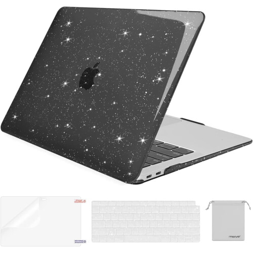 Capa compatível com MacBook Air de 13 polegadas (modelos de 2021, 2020, 2019 e 2018: A2337M1, A2179, A1932) com tela Retina.