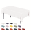 Toalha de mesa retangular branca pequena - 52x70 polegadas, capa de mesa decorativa em tecido para mesa de jantar de 1,20m. 1