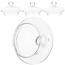 4 pezzi di coperchi di ricambio per teiera, coperture in vetro per infusore da tè, coperchi per bollitore da casa, forniture domestiche