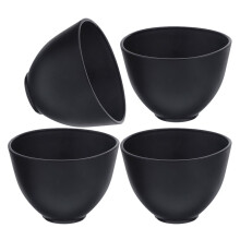Conjunto de 4 Tigelas para Máscara Facial, Tigelas Complexas para Aperitivos, Utensílio para Misturar Temperos, Tigelas Grandes de Sílica