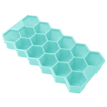 Vassoio per cubetti di ghiaccio AURIGATE, 17 celle, a nido d'ape, in silicone, inodore, stampo per ghiaccio, offerta speciale