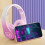 Ασύρματα ακουστικά Bluetooth Over-Ear Jacenvly, συμβατά με Universal για κινητά τηλέφωνα, 7