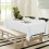 Toalha de mesa retangular branca pequena - 52x70 polegadas, capa de mesa decorativa em tecido para mesa de jantar de 1,20m. 6