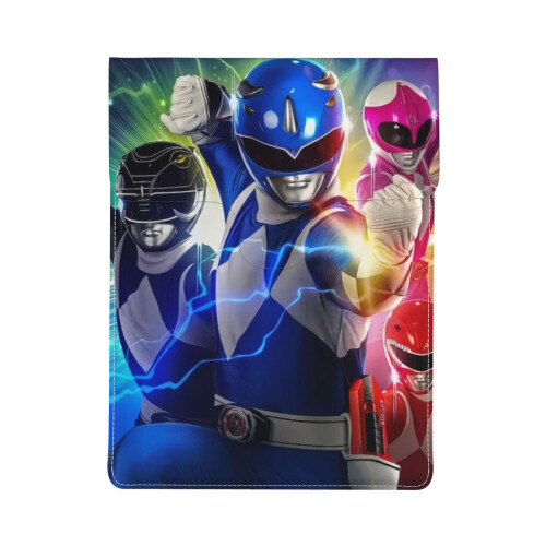 Capa protetora de couro para laptop Power Rangers, 13 polegadas, resistente, em neoprene, para notebook/tablet.