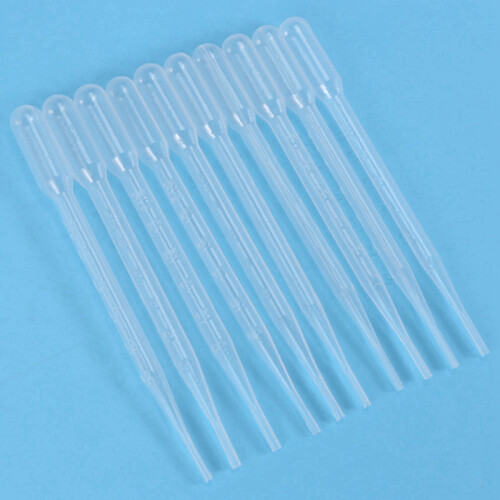 40pcs 3ML Disposable Plastic Eye Dropper Set Transfer Graduated Pipettes 2