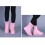 Surchaussures imperméables pour enfants, roses 6