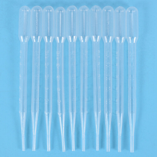 40pcs 3ML Disposable Plastic Eye Dropper Set Transfer Graduated Pipettes 1