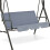 Σετ τέντας Outdoor2-3Swing Αδιάβροχα αξεσουάρ για παγκάκι κήπου 3