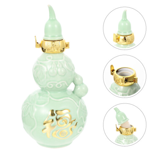 ifundom Κανάτα κρασιού κολοκύθας για εξωτερικούς χώρους, φορητό μπουκάλι νερού, 1