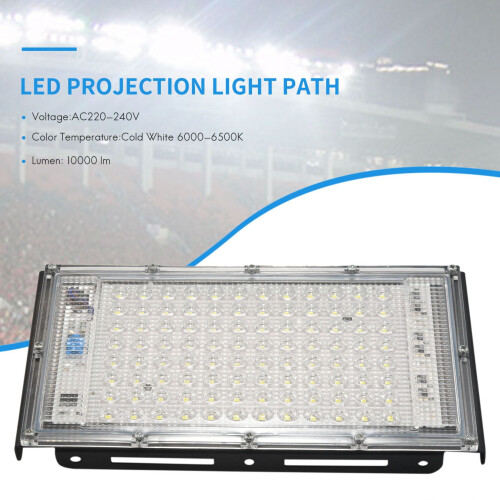 100W LED Φωτιστικό δρόμου AC220V-240V Εξωτερικός προβολέας προβολέα IP65 Αδιάβροχο 2
