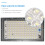 100W LED Φωτιστικό δρόμου AC220V-240V Εξωτερικός προβολέας προβολέα IP65 Αδιάβροχο 6