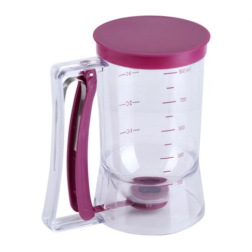 Samfox Pancake Dispenser900mL, Χειροκίνητος Διανομέας Ζύμης για Πανκέικ, Βάφλες, Cupcakes & Ψήσιμο - 1