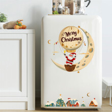 2024 Kerst Kleurrijke Statische Stickers Raamstickers Vitrine Raamdecoratie Kerstdecoratie Raamstickers