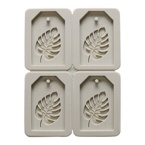 Gør-det-selv silikoneform Celebration Activ4Even blade skildpaddeblad aroma voks tablet form diffuser stenform 1