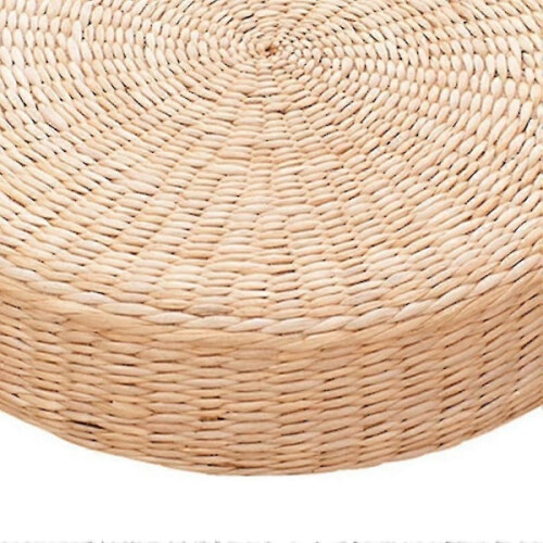 Στρώματα γιόγκα 45cm στρογγυλά μαξιλάρια δαπέδου Pouf με άχυρο για διαλογισμό, 2