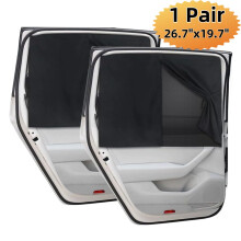 Lot de 2 pare-soleil magnétiques double couche pour vitres latérales de voiture, accessoires auto, protection pare-soleil pour pare-brise