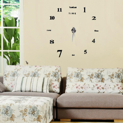 Μοντέρνο Ρολόι Τοίχου Σίγαση DIY - Μοντέρνο Μεταλλικό Ρολόι Τοίχου DIY χωρίς 2
