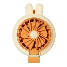 YOBOLK Mini-Ventilator, tragbarer, per USB aufladbarer Handgelenkventilator mit verstellbarem Gurt, kompakter persönlicher Ventilator für Kinder,