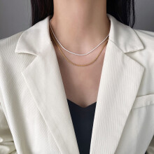 Collana girocollo Pink Season, senza ciondolo, brillantezza intensa, colori resistenti, pregevole fattura, accessorio di gioielleria scintillante per
