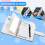Ντοσιέ Budget, 2 τεμάχια Marble A6 Ντοσιέ Notebook Binder6Ring Personal Budget Κλασέρ για Φάκελο Χρημάτων 3