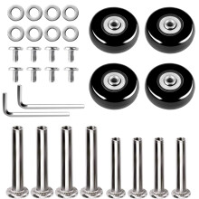 Kit de Reparo de Rodas de Bagagem de 50mm com Rolamentos