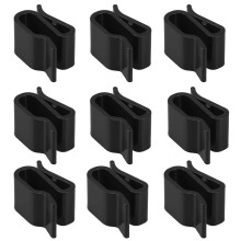 30 clips de fixation pour câbles de remorque, fixations photovoltaïques, en ABS