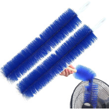 Spazzola flessibile per la pulizia dei ventilatori, panno in microfibra pieghevole per la pulizia di ventilatori elettrici, pulizia senza smontaggio,