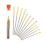 Σετ βελόνων Jannly Knitting Large Eye Needles, μαλακές λαβές από καουτσούκ, κιτ βελονάκι, γάντζοι 5