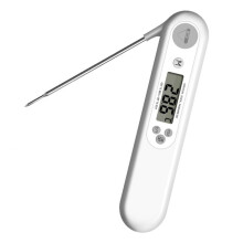 Lebensmittelthermometer, faltbar, für Fleischgrill, BBQ, BBQ, Temperaturfühler, digitales Messgerät, Küchenthermometer