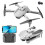 Viflosae Drone με κάμερα FPV HD 1080P, διατήρηση ύψους, λειτουργία Headless, συμβατό με 1
