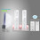 Station de charge compatible avec la télécommande Nintendo Wii 2 + 2 batteries rechargeables blanches 2